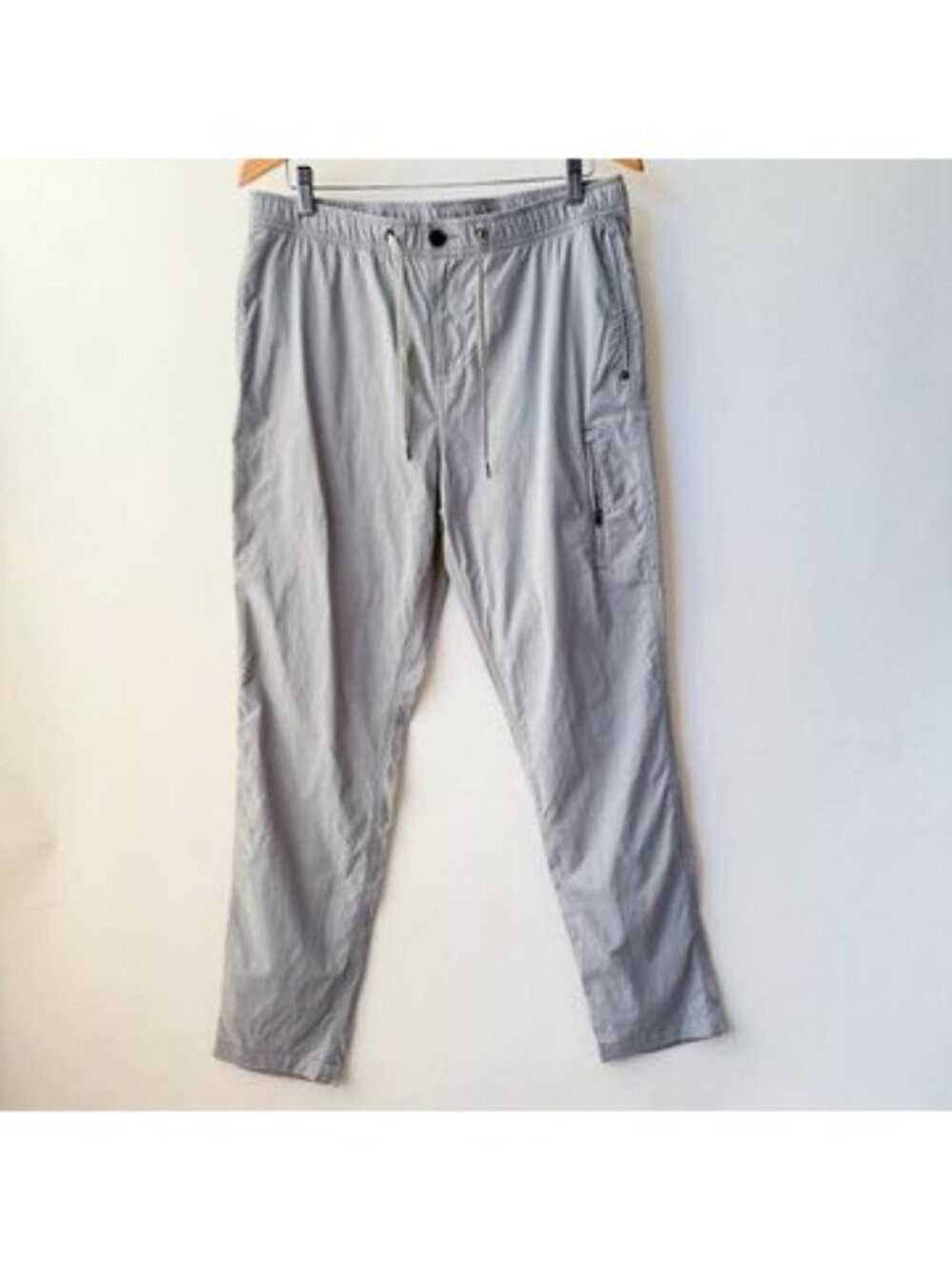 Vuori Mens Size L Gray Ripstop Pants Stretch Outdoor Hiking Casual B213-B214